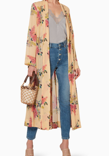byTiMo Semi Couture Floral Kaftan